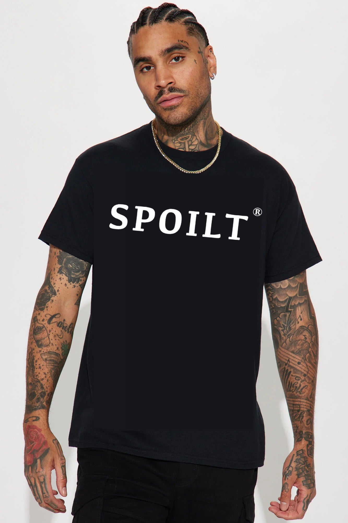 SPECIAL EDITION SPOILT ®️ BLACK T-SHIRT..