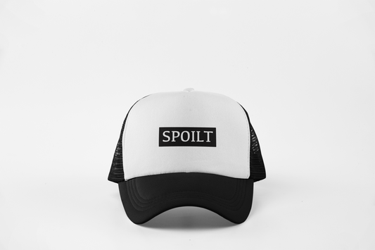 Classic Spoilt monchrome design Trucker Hat